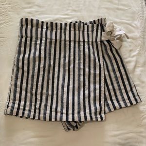 Striped Skort w/ Bow